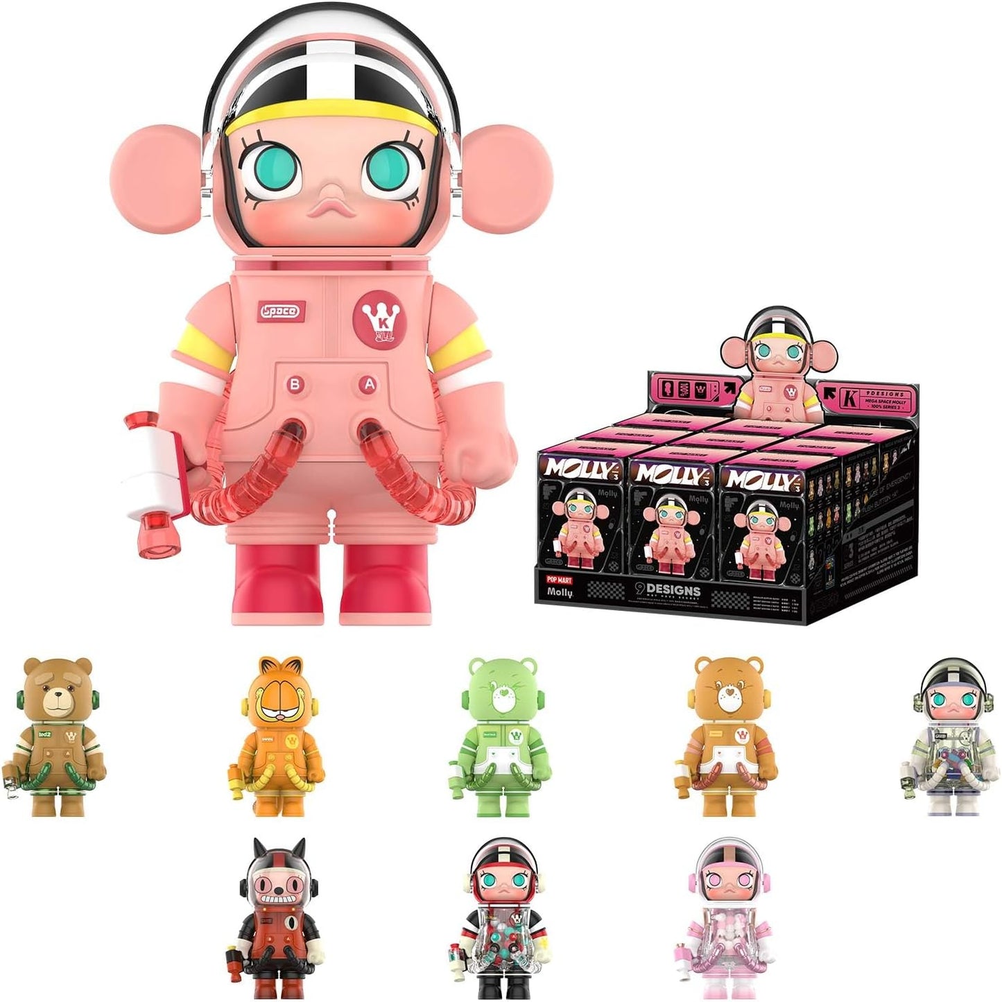 SPACE MOLLY 100% Series 3, Molly Blind Box Figures