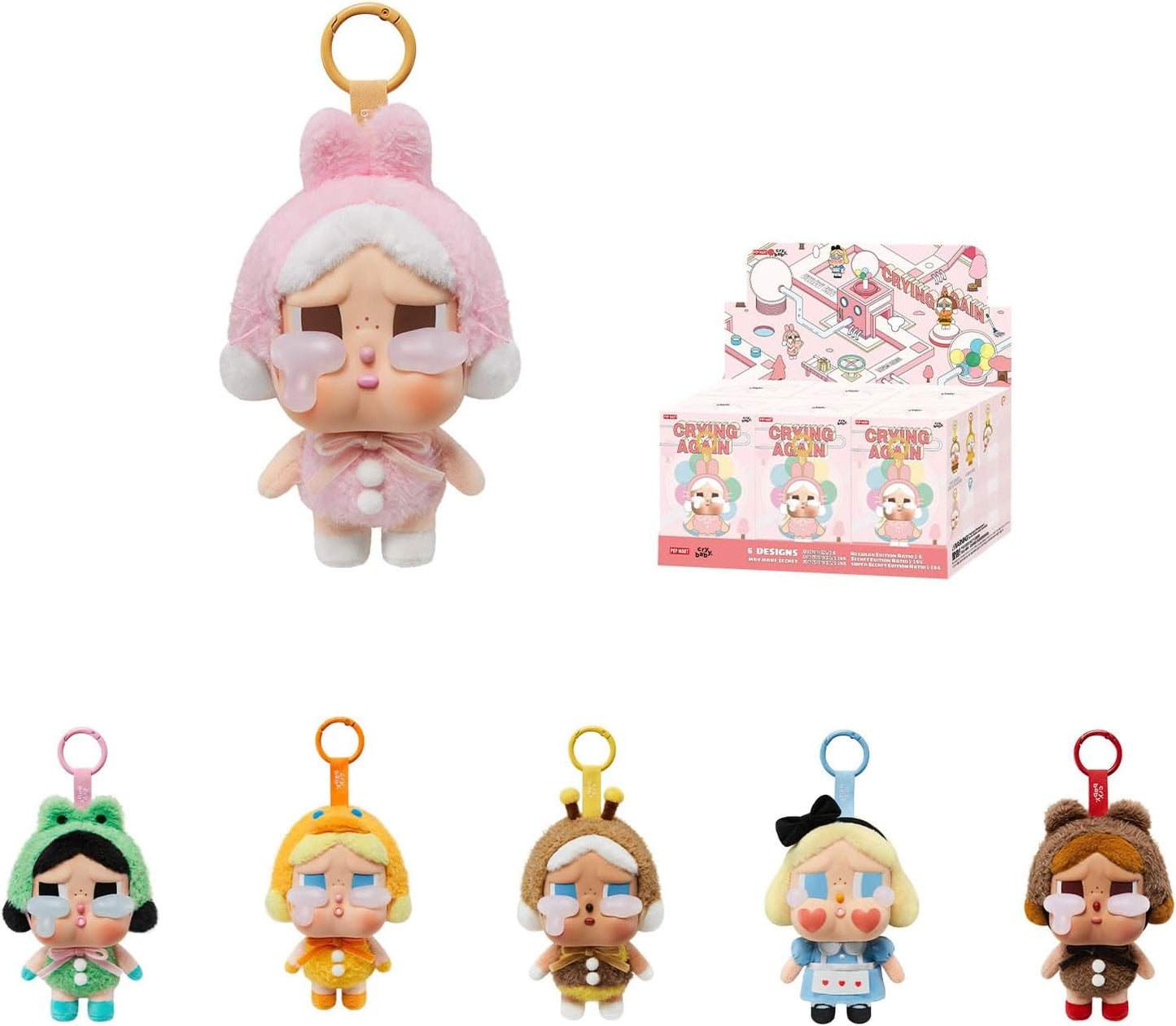 CRYBABY Tears Factory Series - Vinyl Face Plush Blind Box