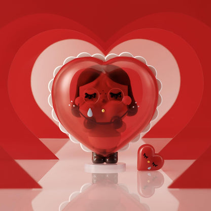 CRYBABY Crying for Love Series Figures, Blind Box Figures, Random Design Action Figures Collectible Toys Home Decorations, Single Box