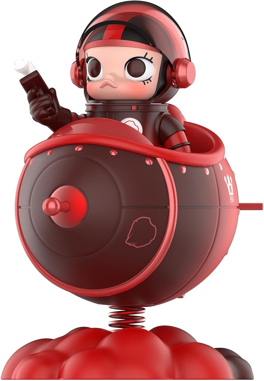 SPACE MOLLY 100% Blooming-Rose Collection Figurine, 4.33 Inch Height, Toys for Modern Home Décor, Collectible Art Toy