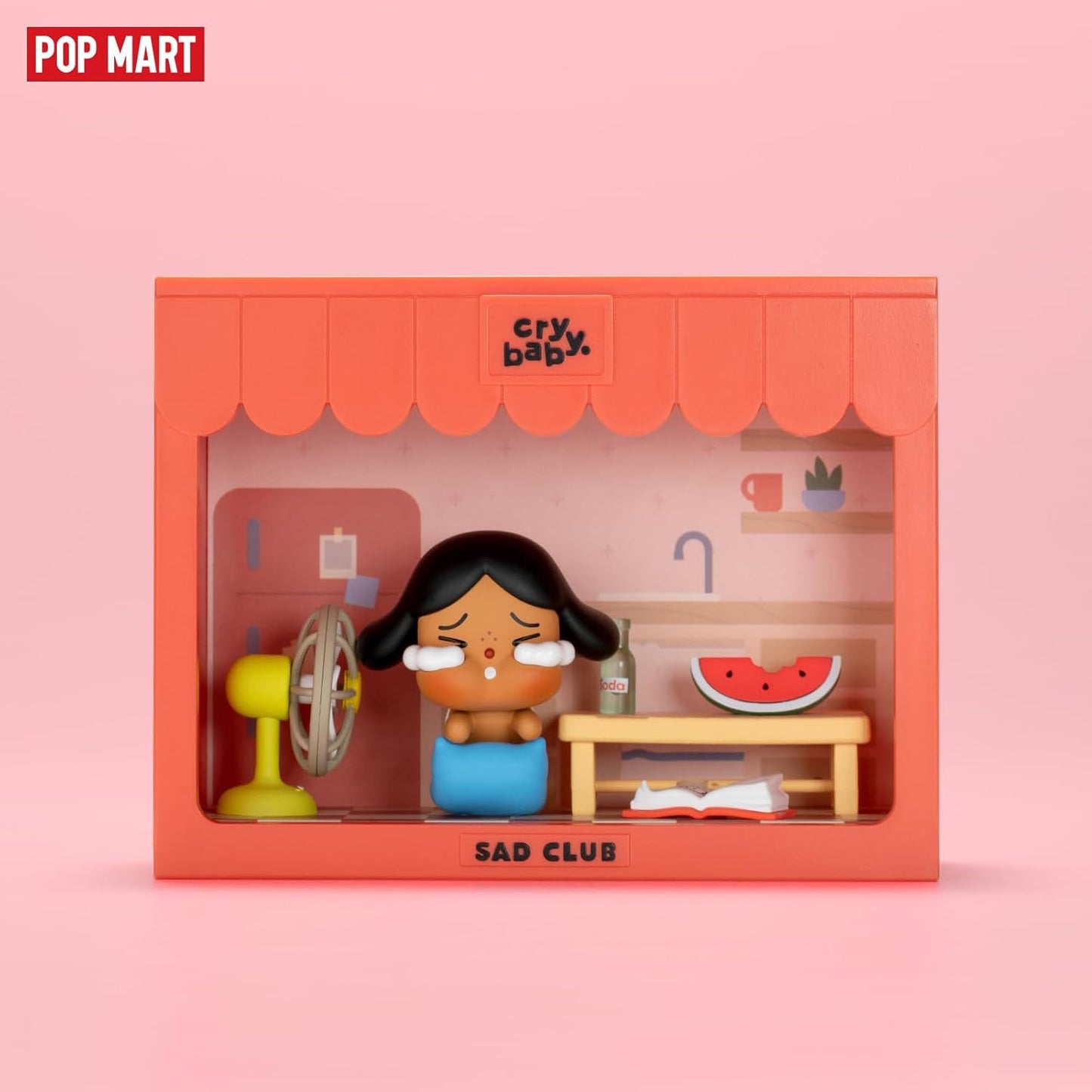 CRYBABY Sad Club Series Scene Sets Blind Box Figures, Random Design Mystery Toys for Modern Home Decorations Indoor, Collectible Toy Set for Desk Accessories, Single Box