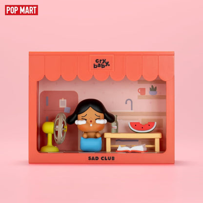 CRYBABY Sad Club Series Scene Sets Blind Box Figures, Random Design Mystery Toys for Modern Home Decorations Indoor, Collectible Toy Set for Desk Accessories, Single Box