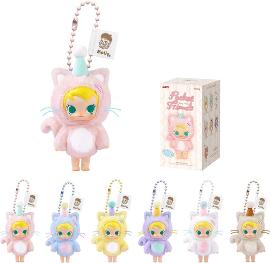 Baby Molly Pocket Friends Series-Vinyl Plush Pendant Blind Box Figures