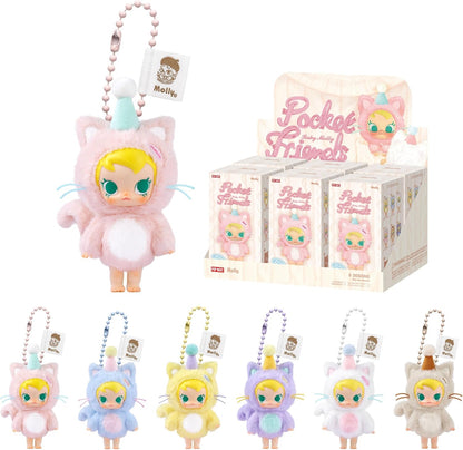 Baby Molly Pocket Friends Series-Vinyl Plush Pendant Blind Box Figures