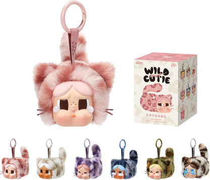 CRYBABY Wild but Cutie Series - Vinyl Plush Pendant Blind Box, Random Design Action Figures Collectible Toys Decorations, Holiday Birthday Gifts for Girls and Boys, Single Box