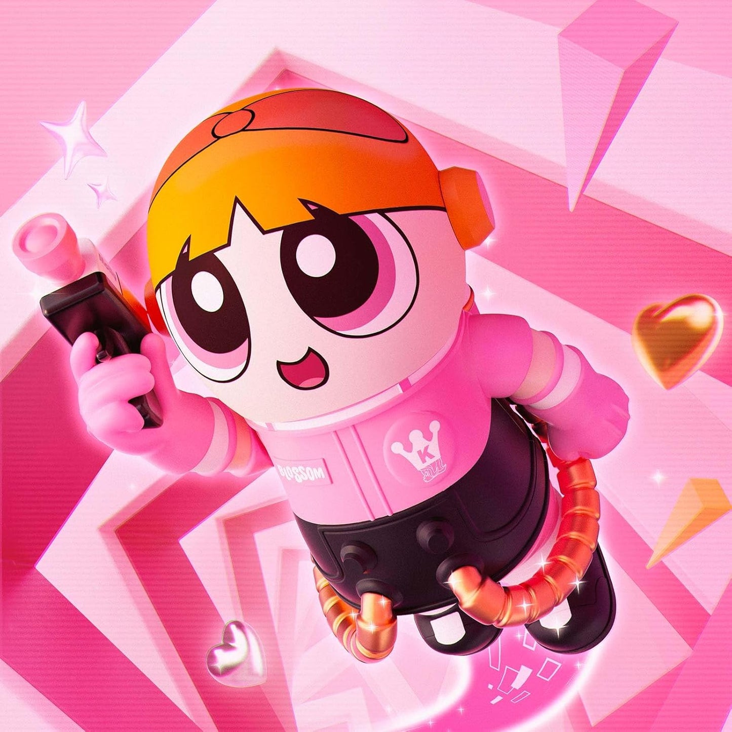 SPACE MOLLY 400%+100% The Powerpuff Girls-Blossom Collection Figurine