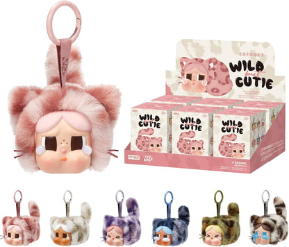 CRYBABY Wild but Cutie Series - Vinyl Plush Pendant Blind Box, Random Design Action Figures Collectible Toys Decorations, Holiday Birthday Gifts for Girls and Boys, Single Box