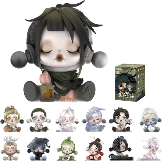 SKULLPANDA The Ink Plum Blossom Series Figures