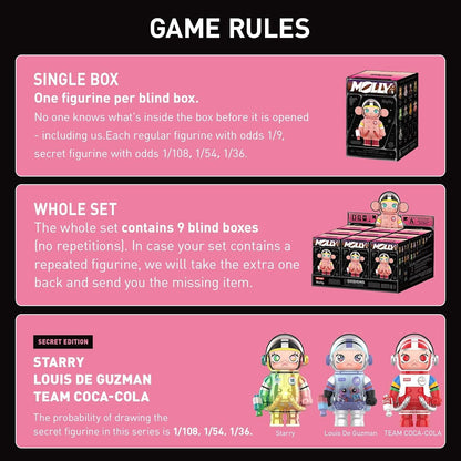 SPACE MOLLY 100% Series 3, Molly Blind Box Figures